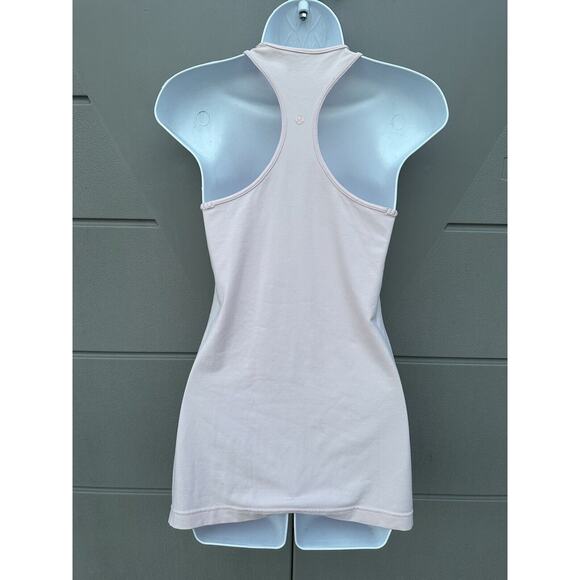 Lululemon Cool Racerback Tank Top In Powder Pink Sz 8 READ - Picture 9 of 12